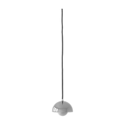Lampada a sospensione cromata Flowerpot VP10 - &tradizione