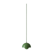 Lampada a sospensione verde segnale Flowerpot VP10 - &tradizione