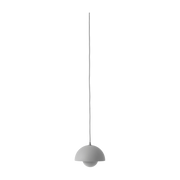 Suspension gris clair mat Flowerpot VP10 - &tradition