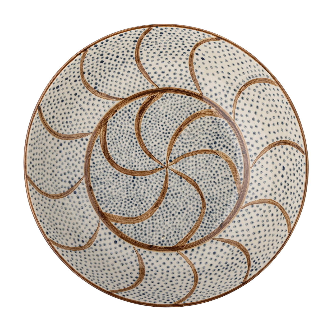 Heikki 32 cm brown stoneware bowl - Bloomingville
