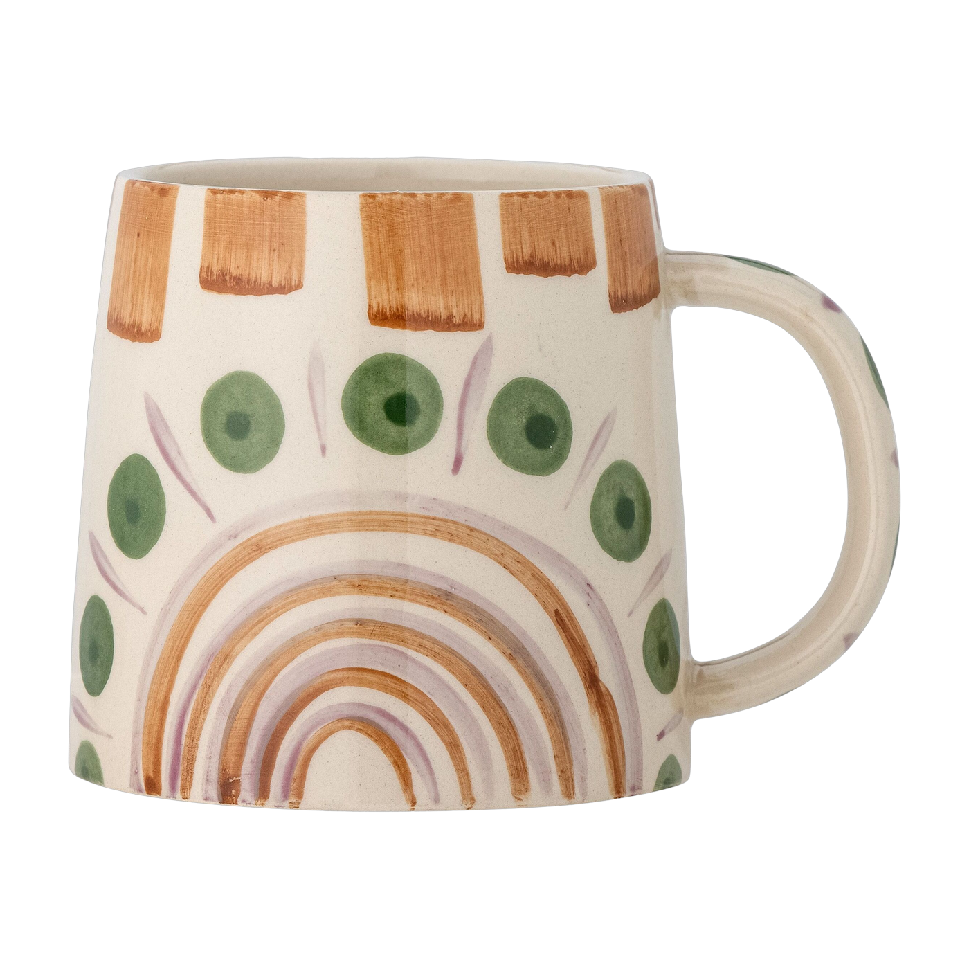 Green stoneware mug 11 cm Shama - Bloomingville