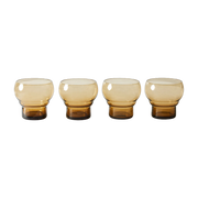 Vasos Bombilla Amber (Juego De 4) - HKliving