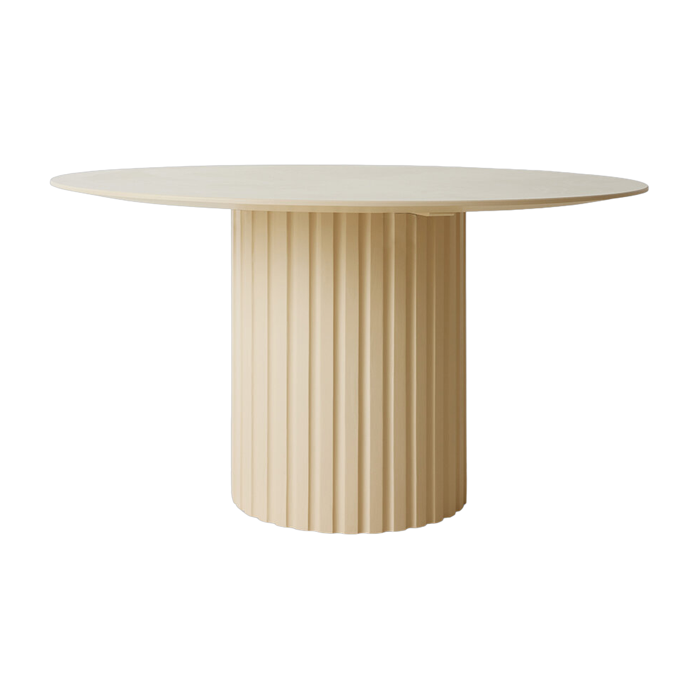 Pillar-Esstisch Cream -. HKliving