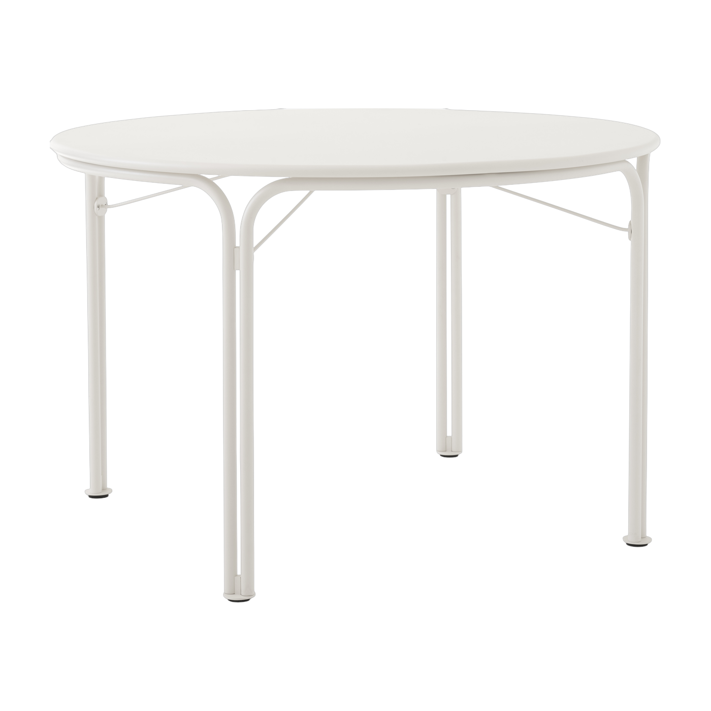 Mesa de comedor ronde acero marfil 115 cm Thorvald SC98 - &tradition