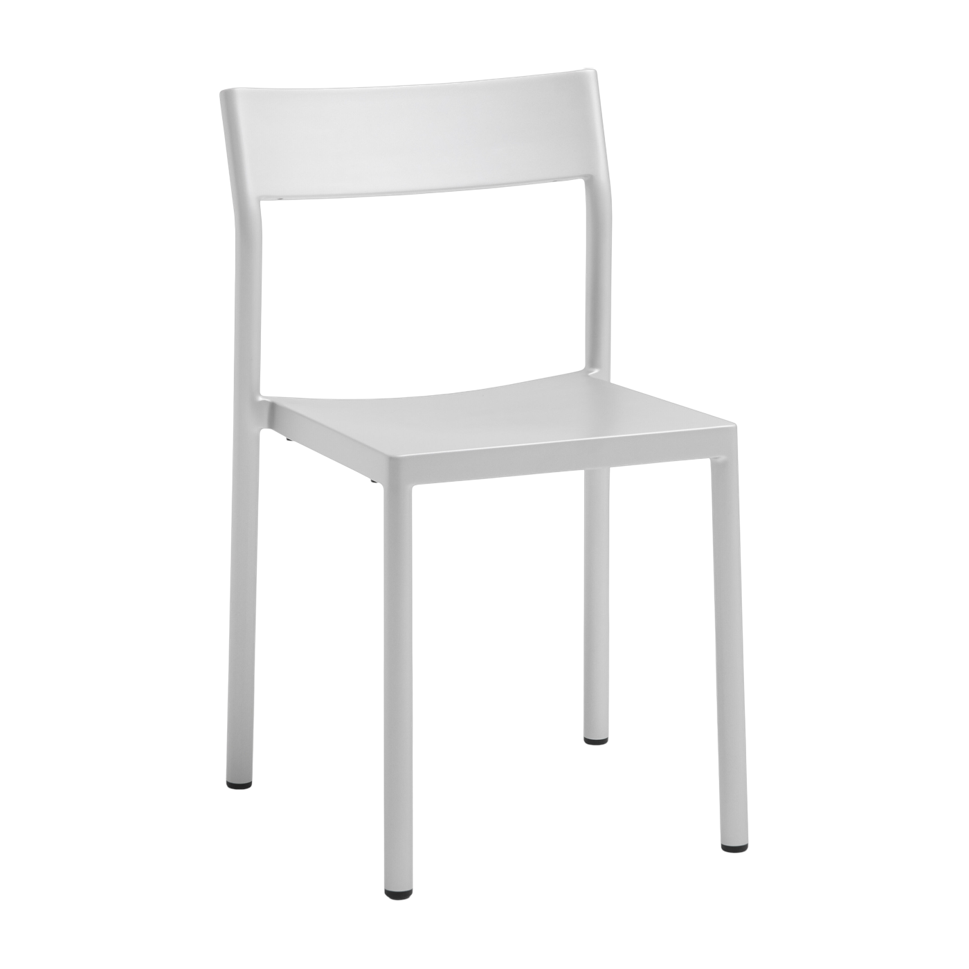 Type gray aluminum and silicone outdoor chair - Hay