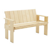 Banc d'extérieur en pin laqué Crate - Hay
