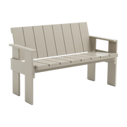 Banco de exterior de pino lacado londinense fog Crate - Hay