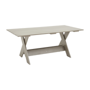 Outdoor table in water-lacquered pine london fog 180 cm Crate - Hay