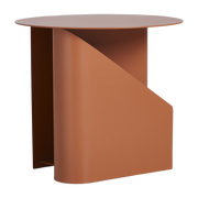 Sentrum burnt orange metal side table 36x40cm - Woud
