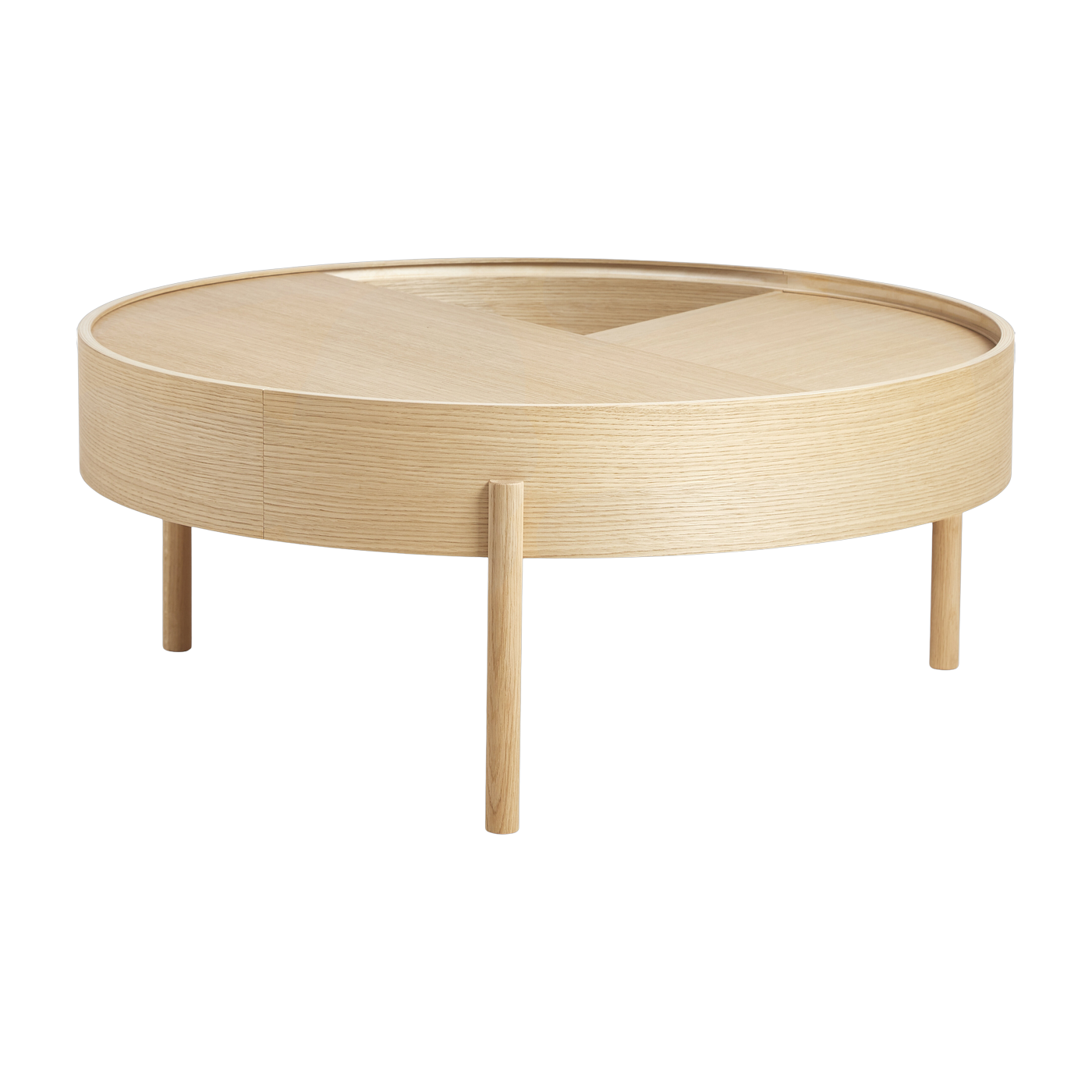 Coffee table in oiled oak 89x38cm Arc - Woud