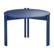Coffee table ronde in cobalt blue pine 60x40cm Sticks - Karup Design