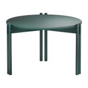 Table basse ronde en pin vert 60x40cm Sticks - Karup Design