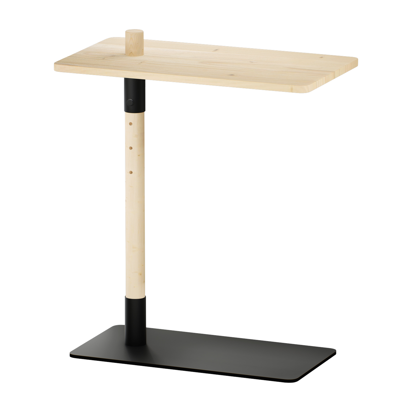 Natural pine side table 55x30x67cm Adjust - Karup Design Woud