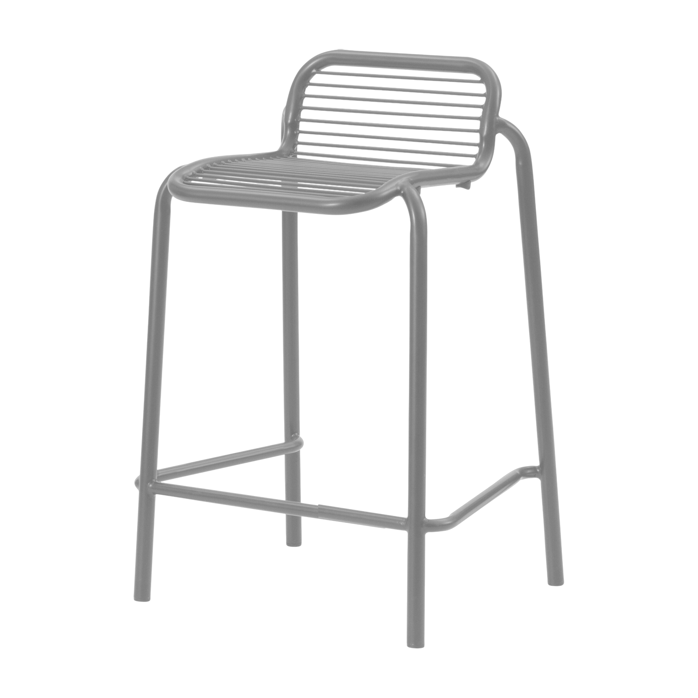 Taburete de bar de acero gris 65cm Vig Robinia - Normann Copenhagen