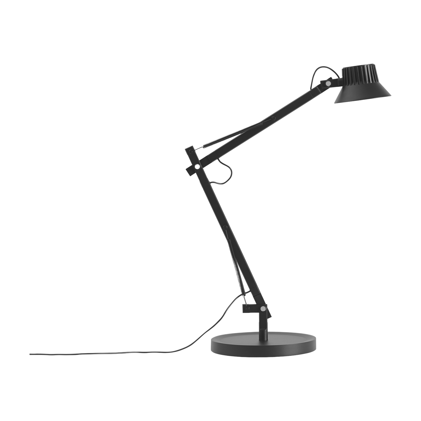 Lampe de bureau en métal noir 39x19x40cm Dedicate - Muuto