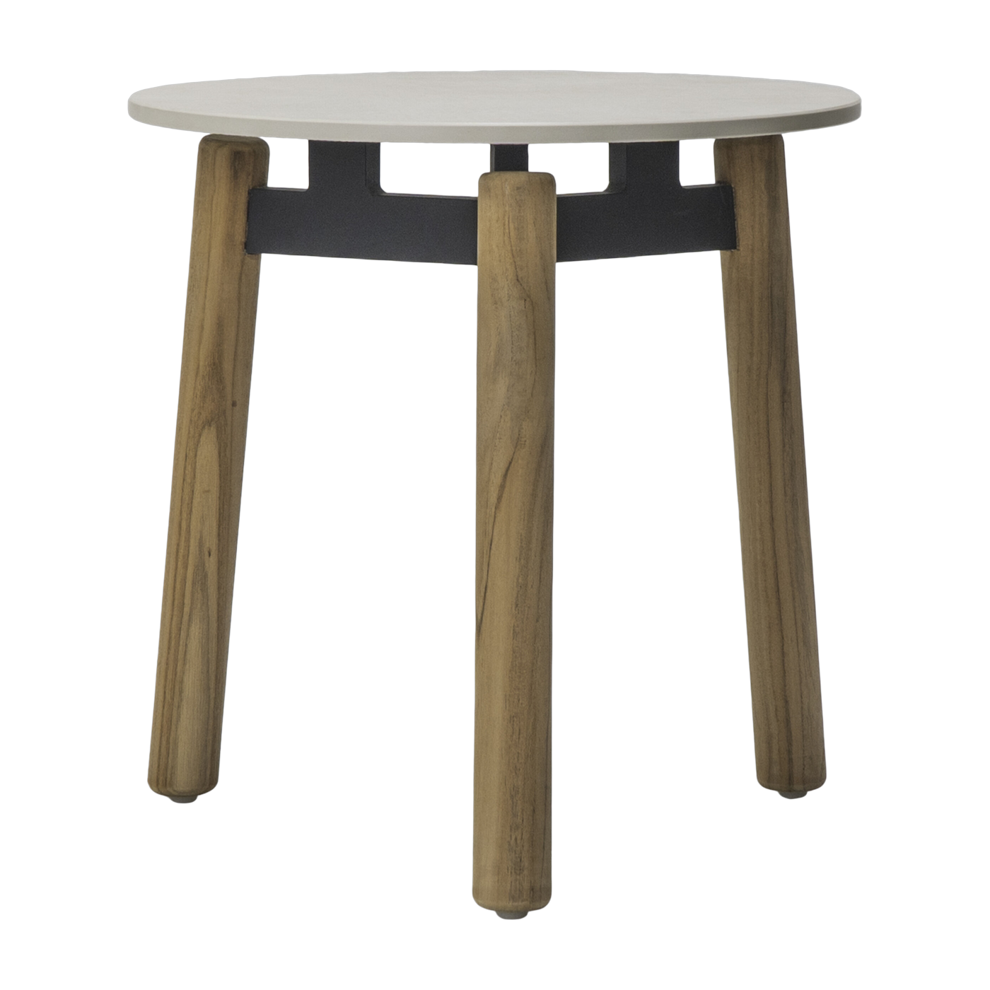 Mesa de centro de teca y cerámica para exterior ronde 45cm Lento - Vincent Sheppard