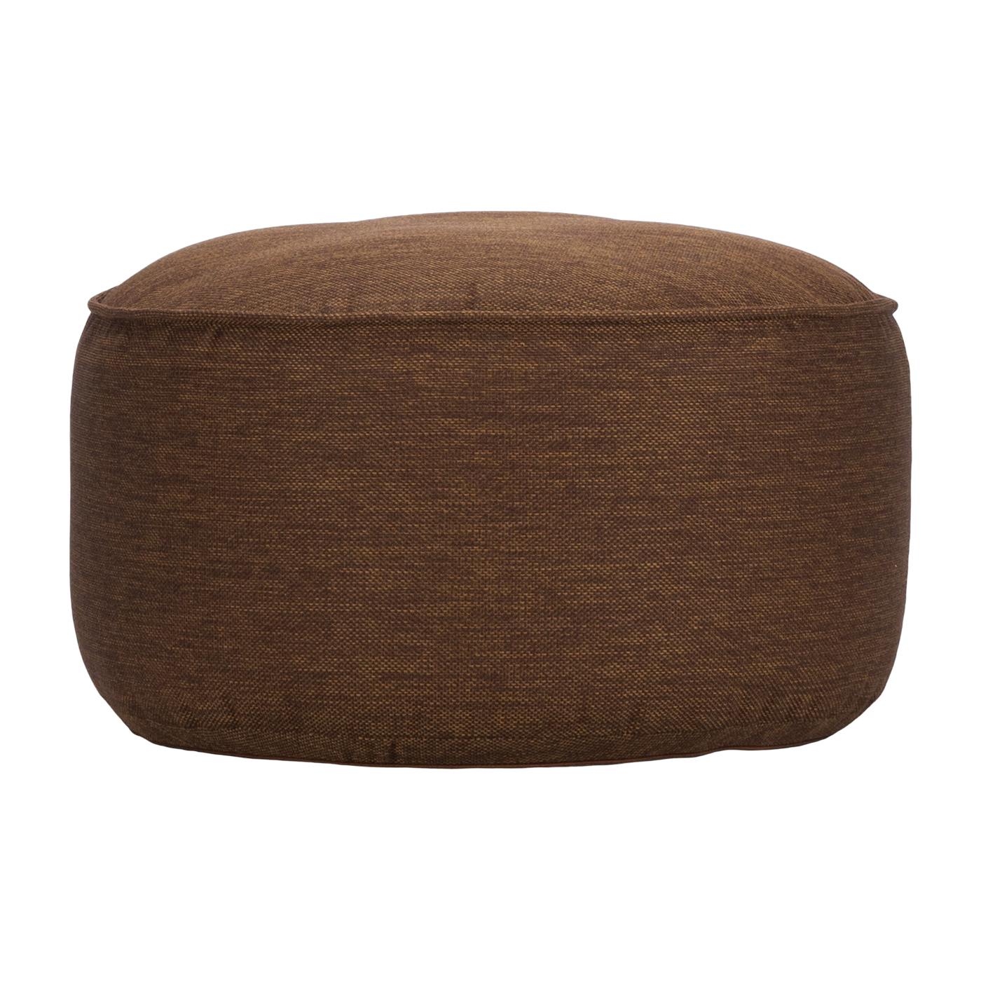 Pouf en polyester spice rouge 80x48cm Olaf - Vincent Sheppard