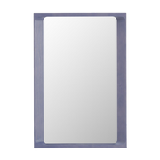 Miroir en bois laqué lila 80x55cm Arced - Muuto