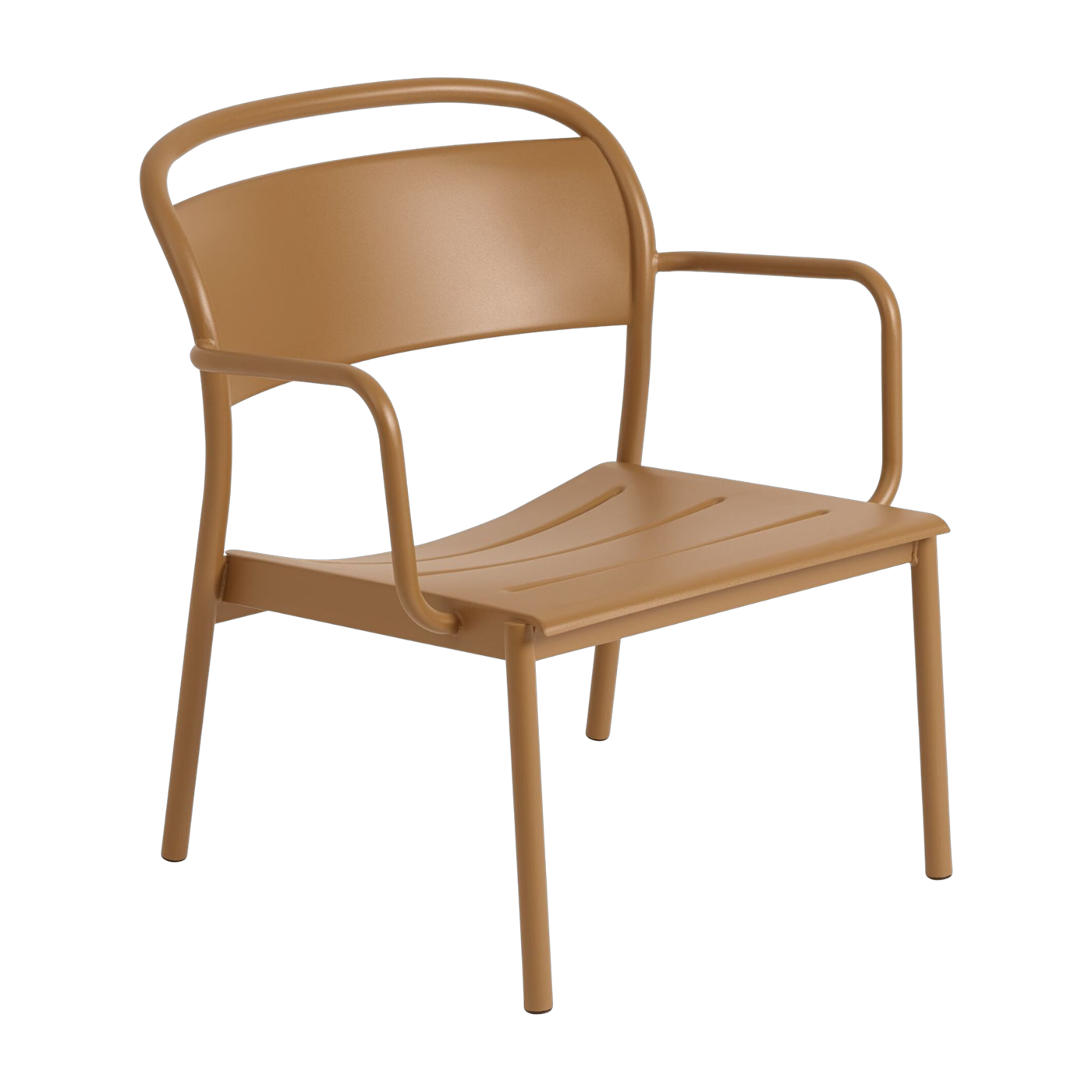 Fauteuil de jardin en métal orange Linear - Muuto