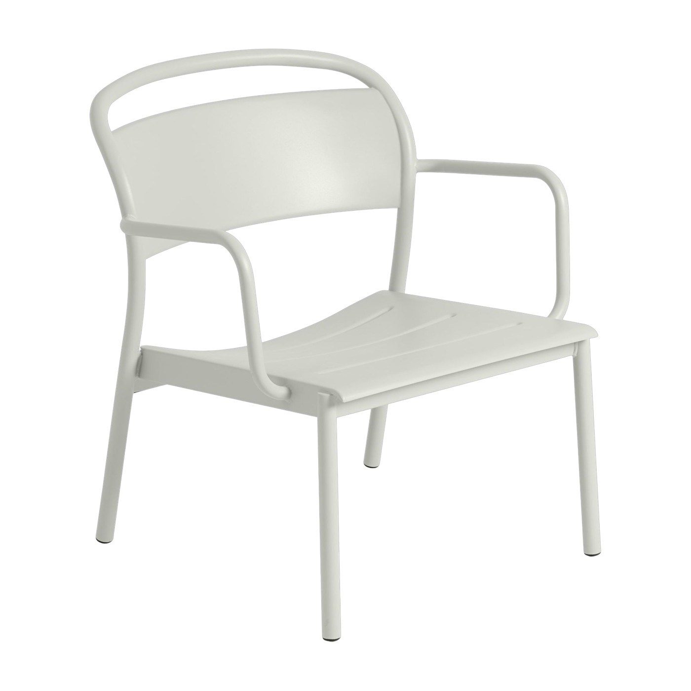 Fauteuil de jardin en métal gris Linear - Muuto