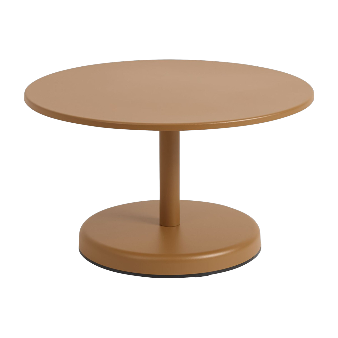 Couchtisch aus Metall orange 70x40cm Linear - - Muuto