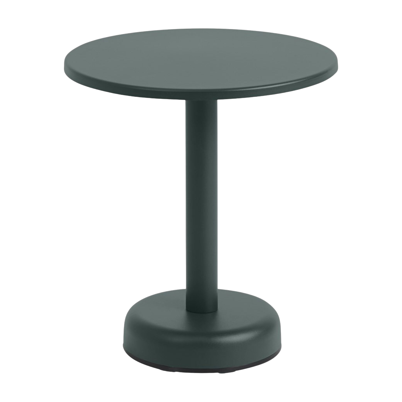 Table d'appoint ronde en métal vert 42x47cm Linear - Muuto