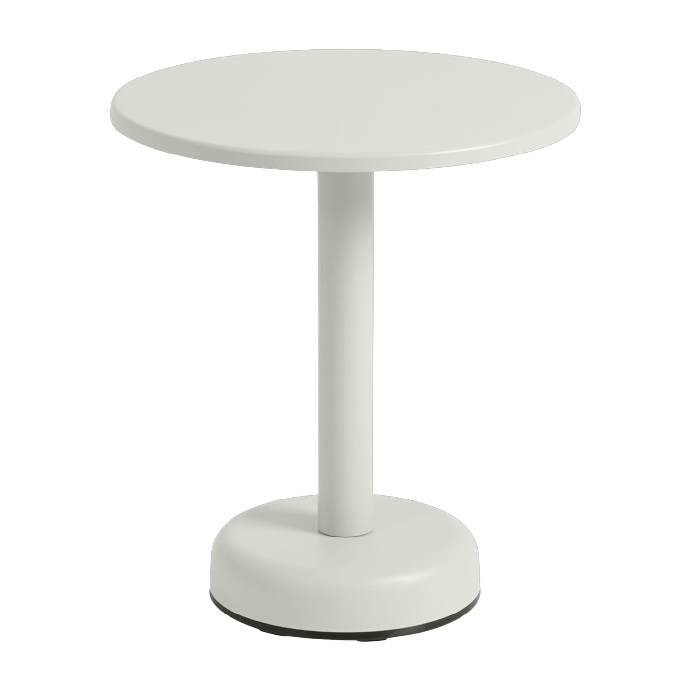 Table d'appoint ronde en métal gris 42x47cm Linear - Muuto