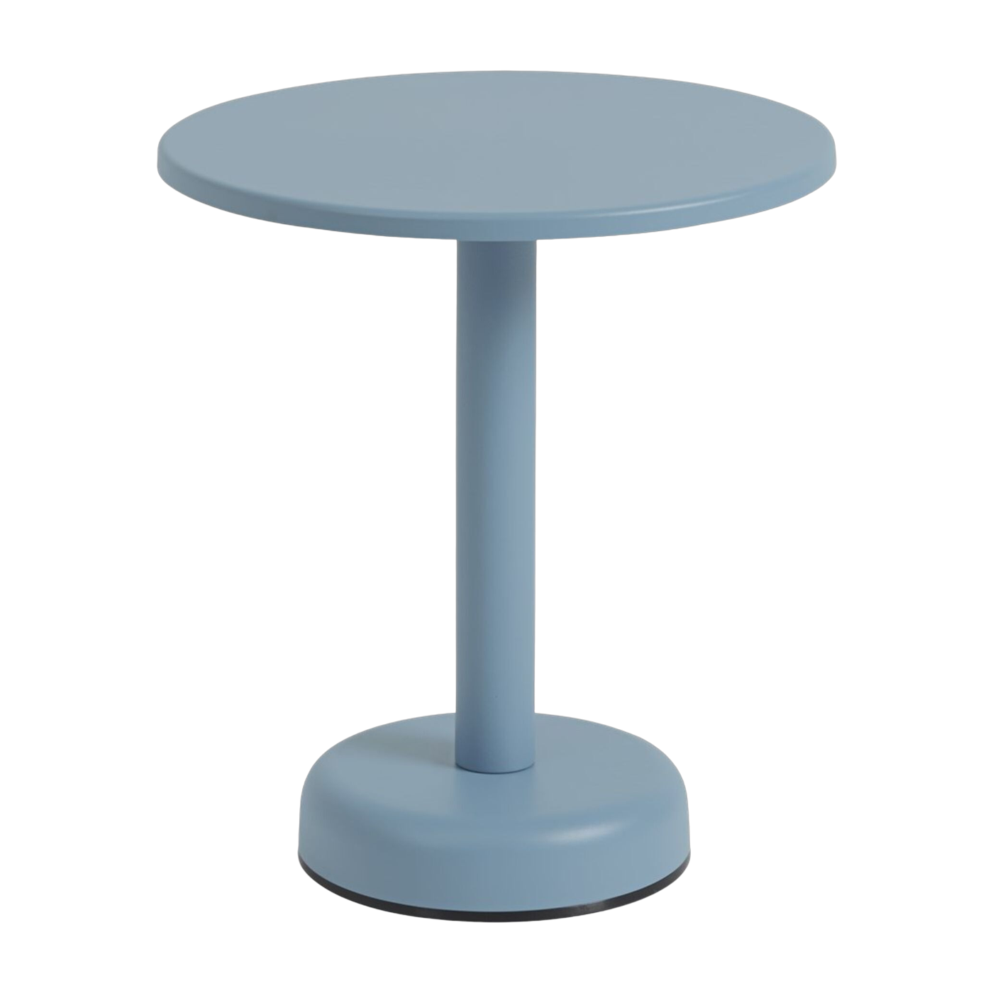 Table d'appoint ronde en métal bleu ciel 42x47cm Linear - Muuto