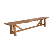 Banc en teck ajouré 220x43cm George - Sika Design