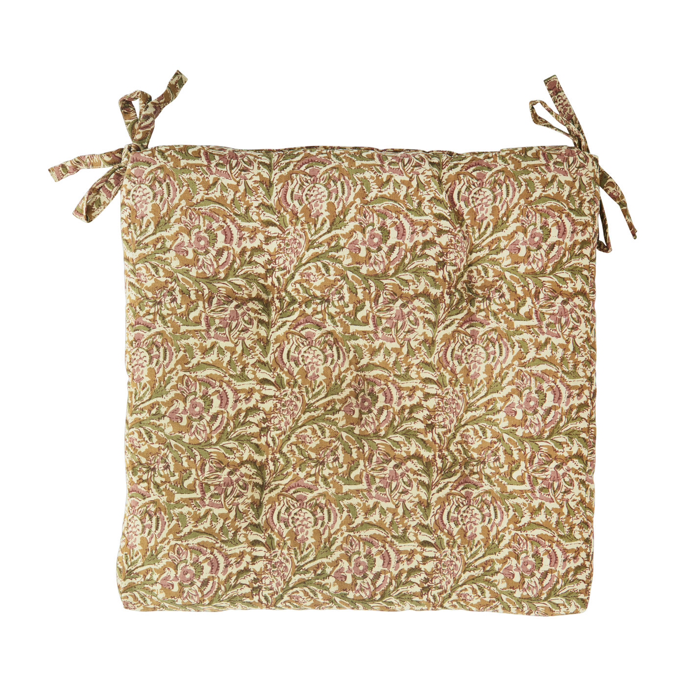Cuscino da sedia in cotone rosa 45cm - Madam Stoltz