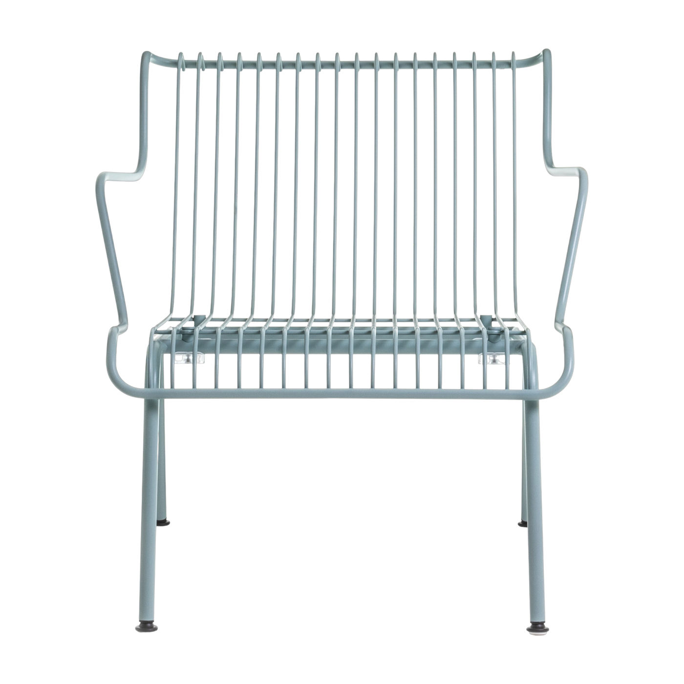 Outdoor armchair in sky-blue steel South - Magis