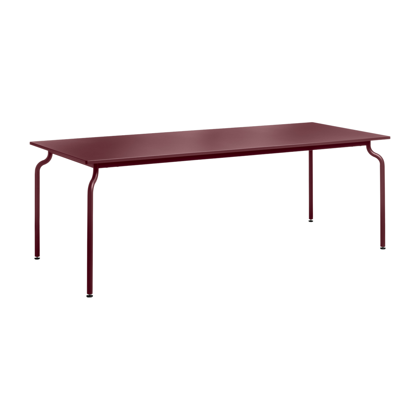 Bordeaux steel outdoor dining table 200x90cm South - Magis