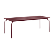 Mesa de comedor exterior de acero Burdeos 200x90cm South - Magis
