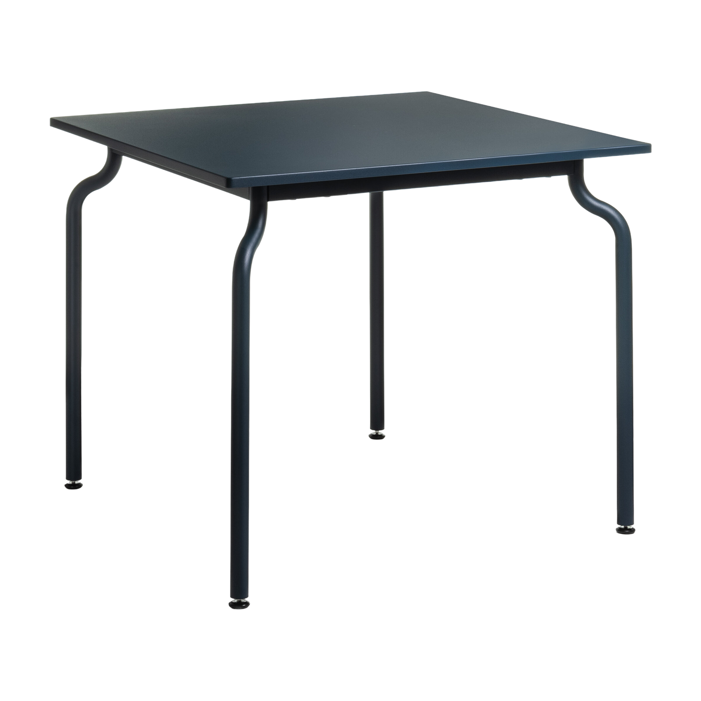 Midnight blue steel outdoor dining table 90x90cm South - Magis