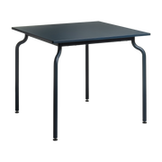 Midnight blue steel outdoor dining table 90x90cm South - Magis