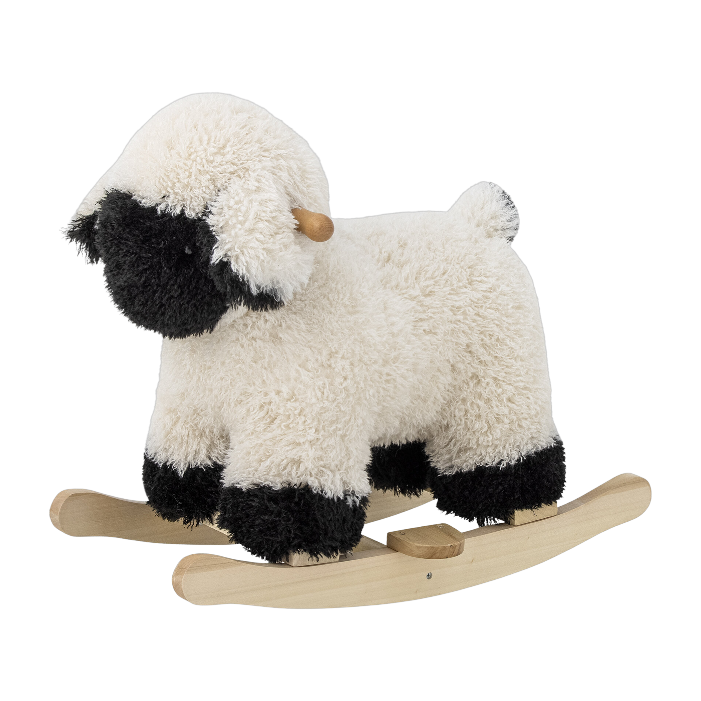Mouton à bascule pour enfant en polyester blanc Dolly Sheep - Bloomingville Mini