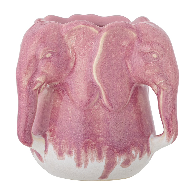 Vase Pontus en grès rose - Bloomingville