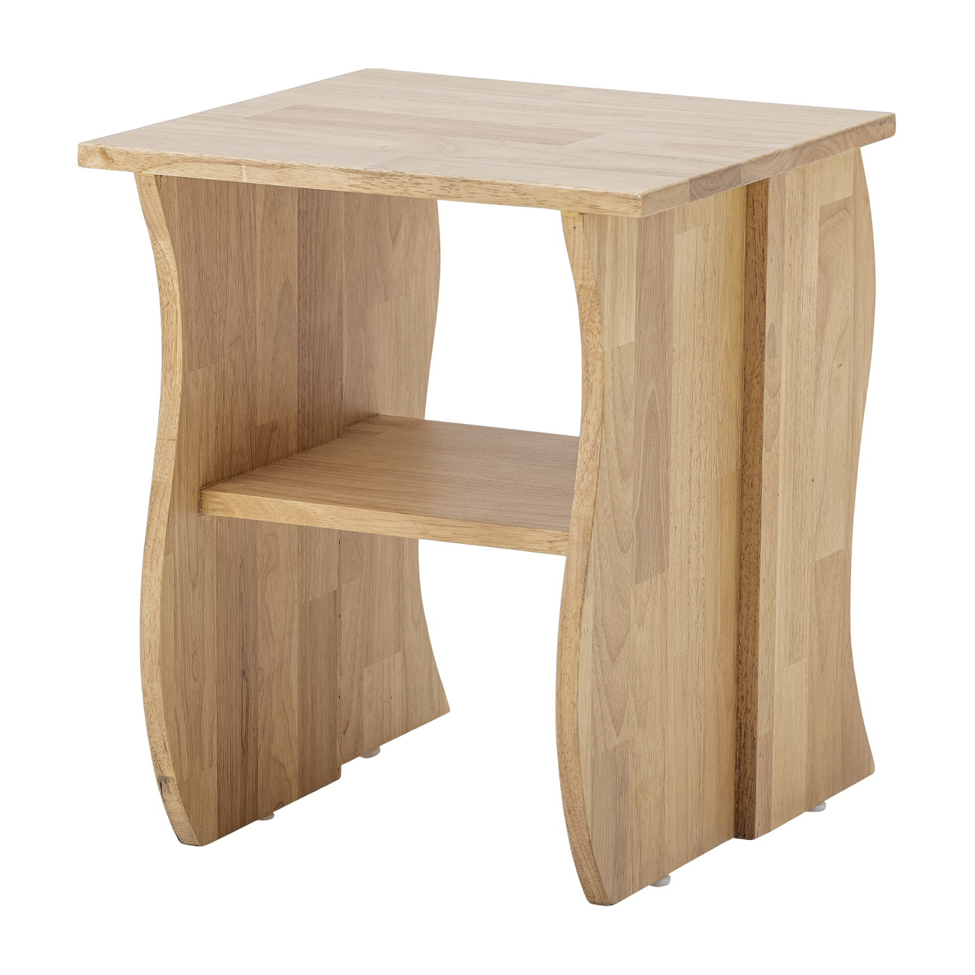 Sgabello Bark in legno di gomma - Bloomingville