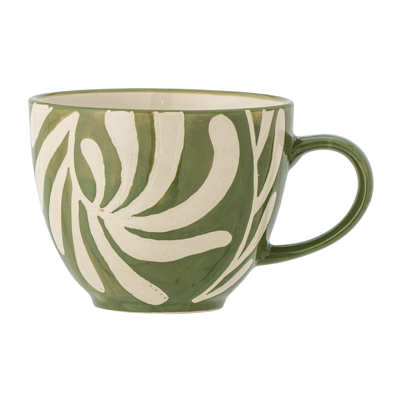 Heikki Tasse aus grünem Steingut -. Bloomingville