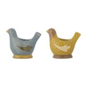 Birdy Eierbecher Blau Steingut - Bloomingville