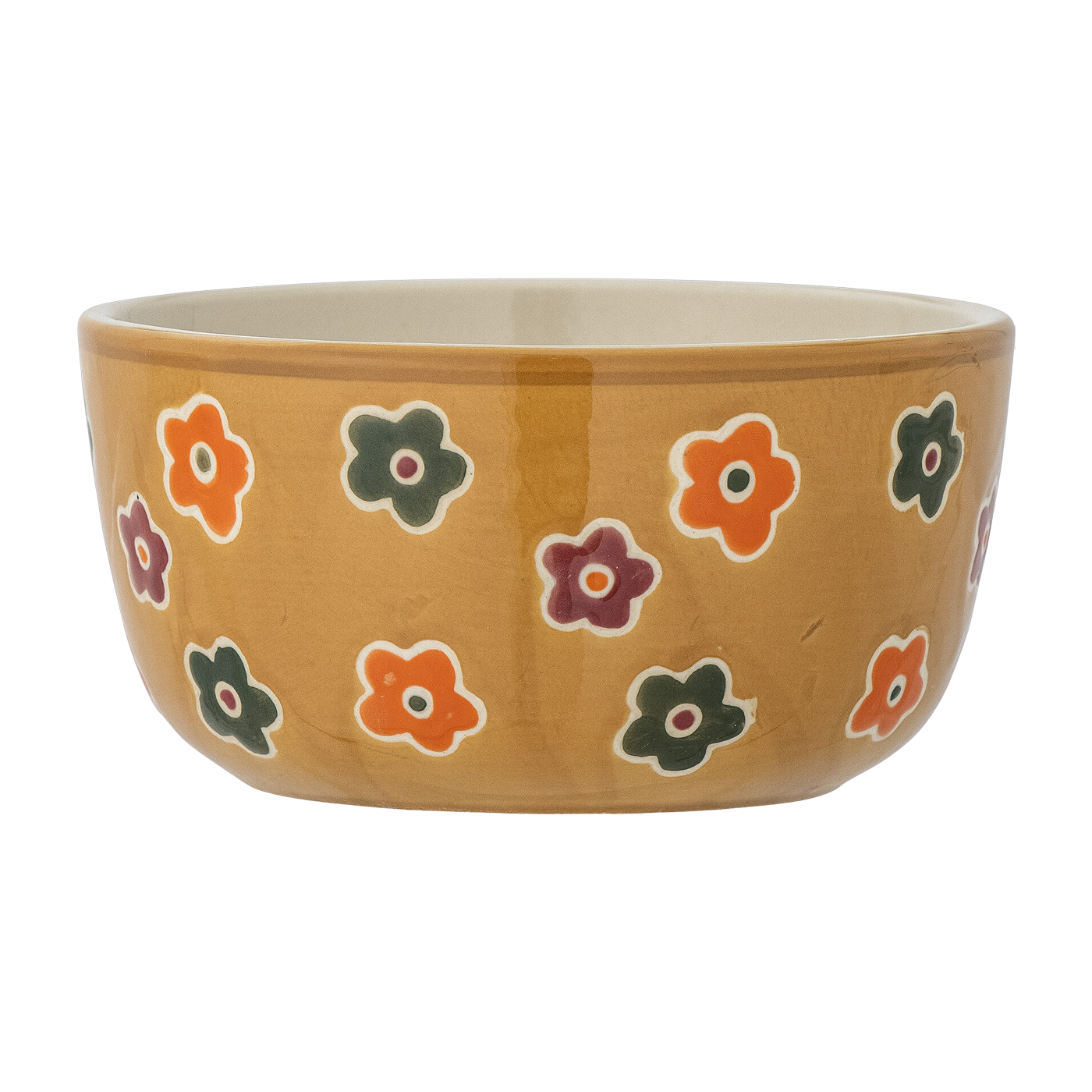 Bol de gres floreado marrón 12cm Addy - Bloomingville Mini