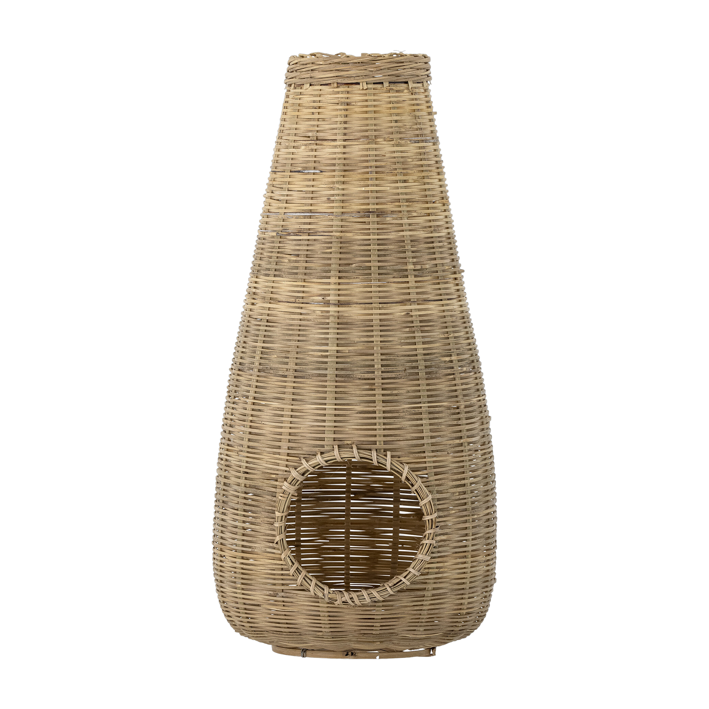 Lanterna Ottine con vetro Nature Bambù - Bloomingville