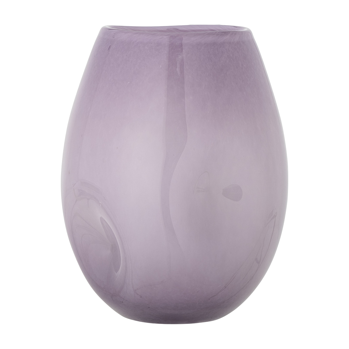 Lilac Vase Purple Glass - Bloomingville