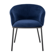Cortone Esszimmerstuhl Blue Recyceltes Polyester - Bloomingville