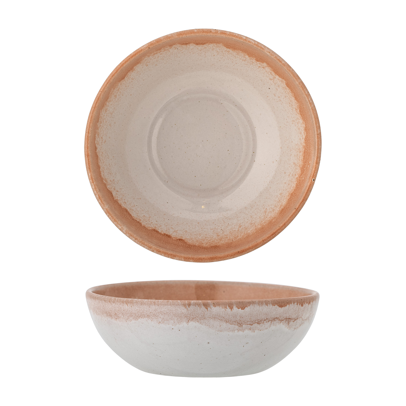 Stoneware bowl, orange Paula - Bloomingville