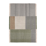 Outdoor rectangular rug dhurrie woven à la hand salvia 250x350 cm Tres - Nanimarquina
