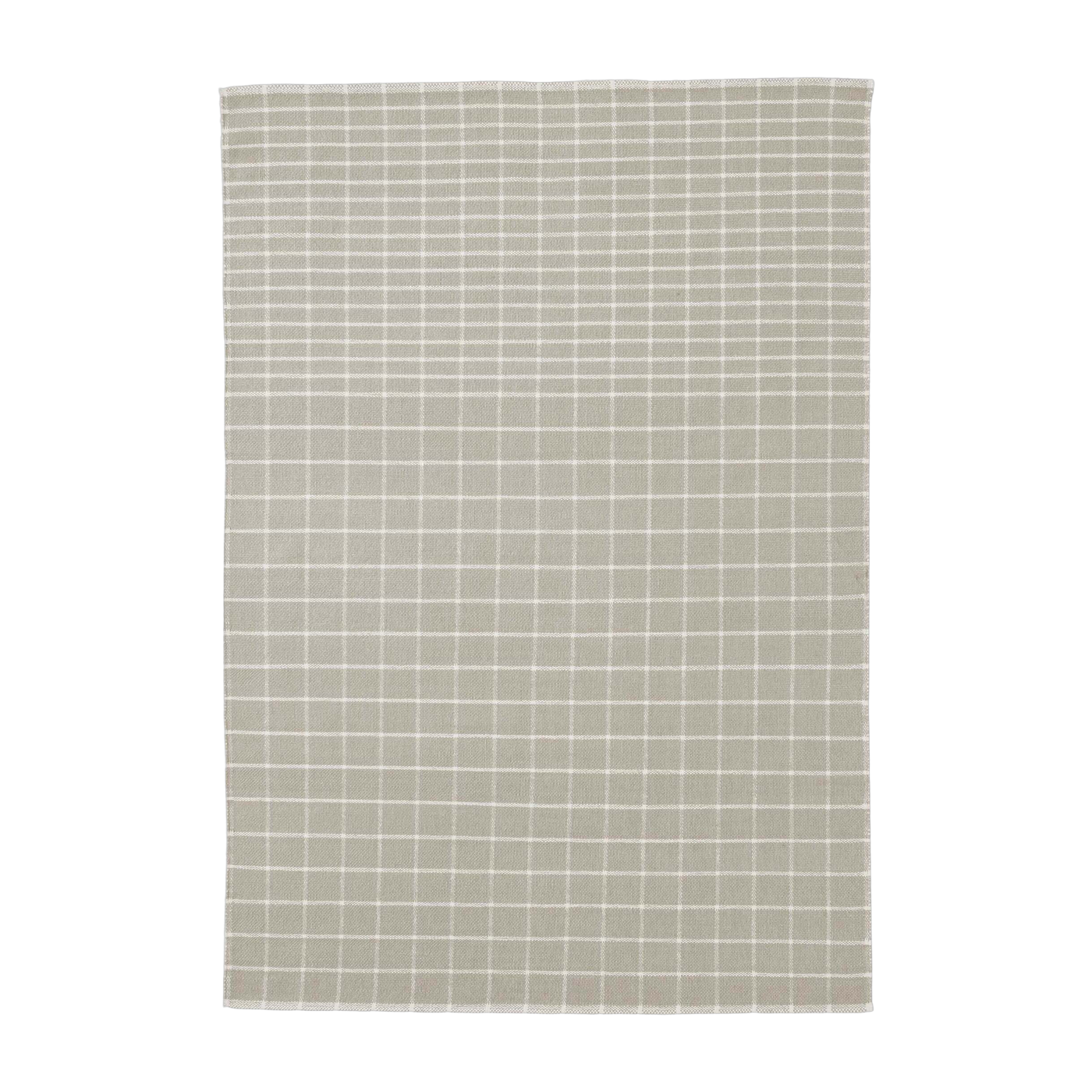 Rectangular outdoor rug dhurrie woven à la beige 200x300 cm Tiles - Nanimarquina