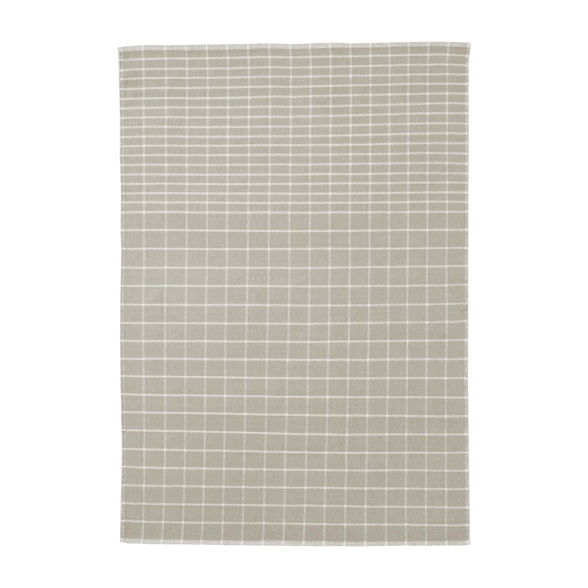 Outdoor rectangular rug dhurrie woven à la beige 170x240 cm Tiles - Nanimarquina