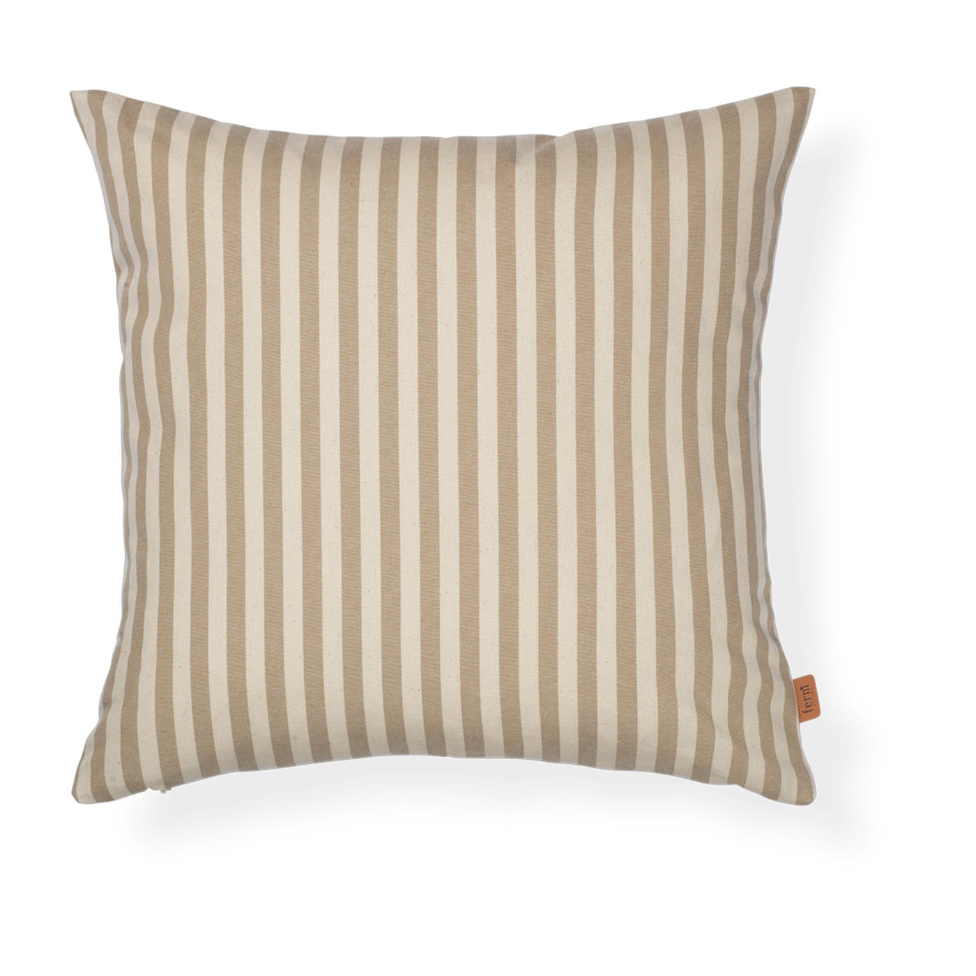 وسادة خارجية مربعة من القطن المخطط الرملي 50x50 سم Strand - Ferm living
