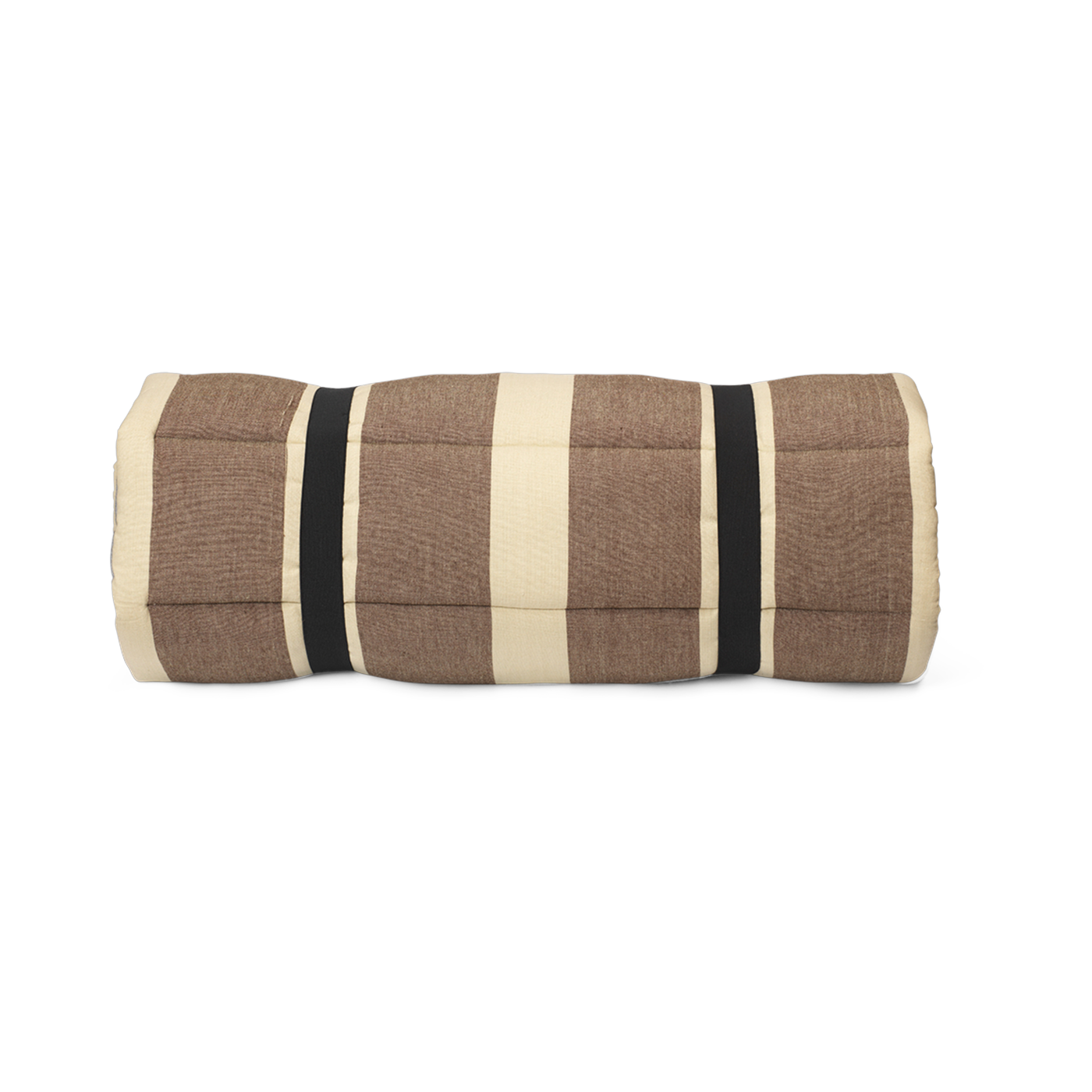 Braune Baumwoll-Steppmatratze 180x72cm Strand - -. Ferm living